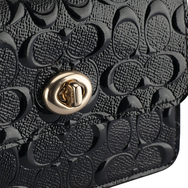 Coach Bowery Crossbody In Signature Leather Black # F31440
