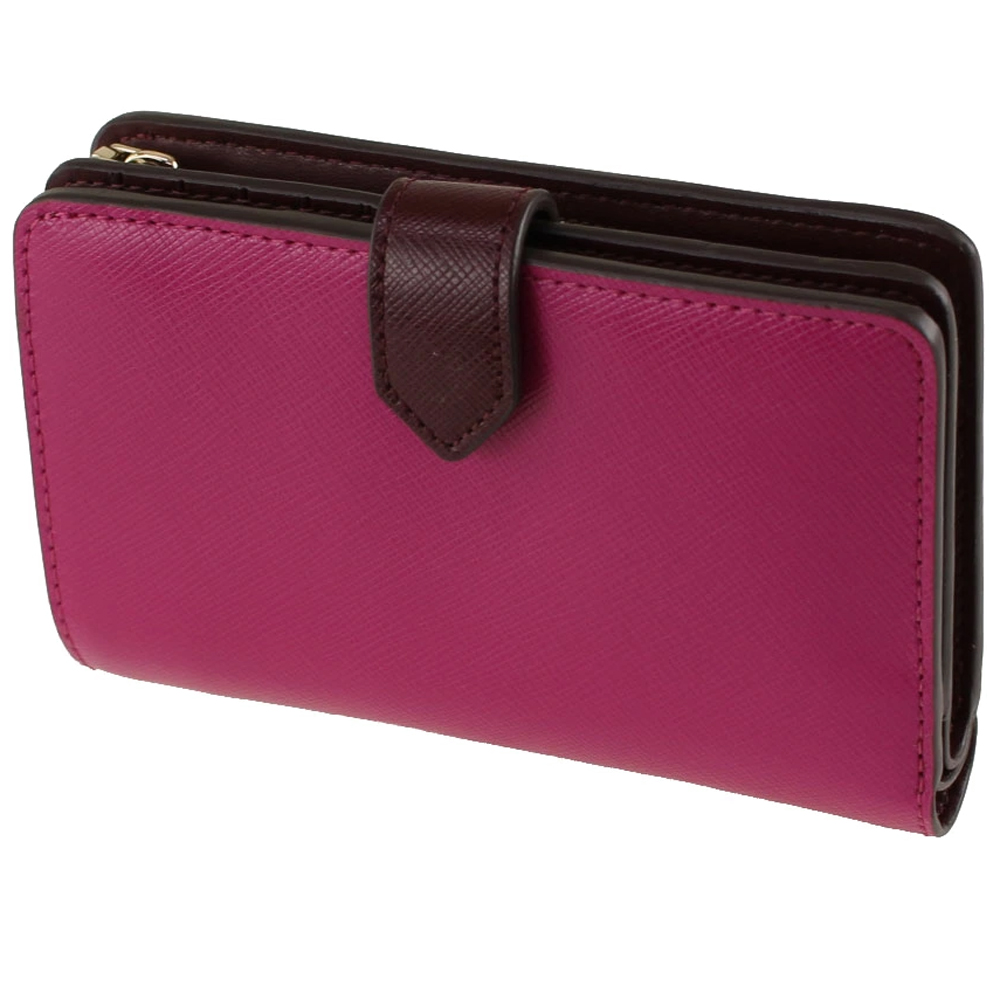Kate Spade Medium Compact Bifold Wallet Pink # WLR00124