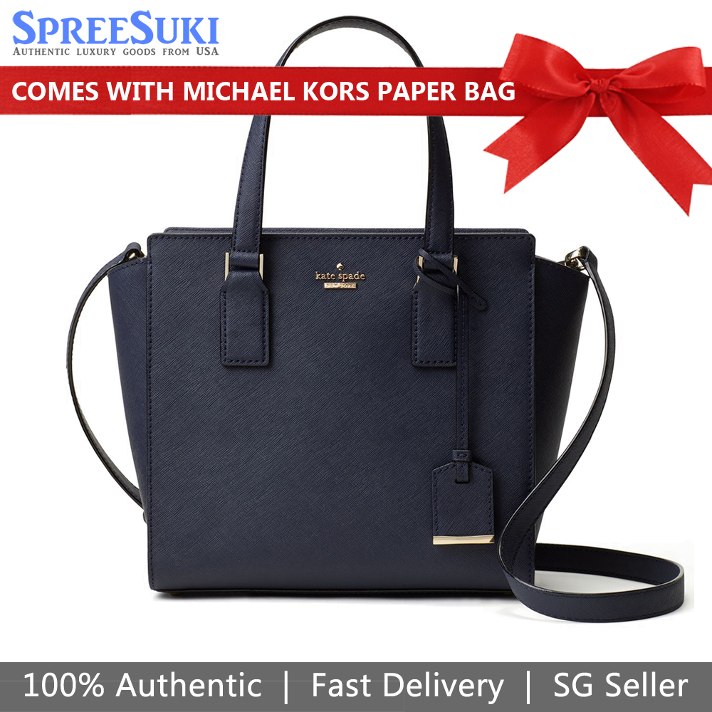 Kate Spade Crossbody Bag Satchel Cameron Street Small Hayden Blazer Blue # PXRU8884