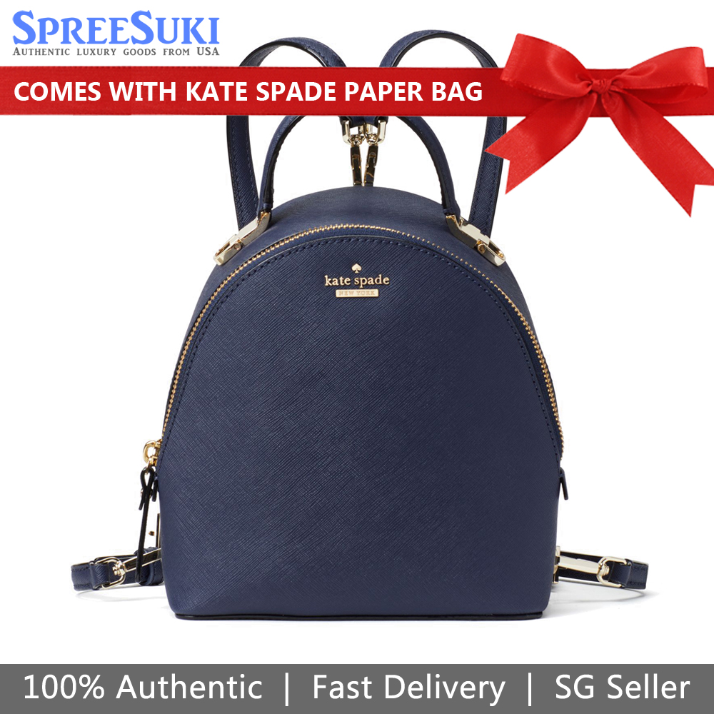 Kate Spade Rusksack Backpack Blazer Blue # PXRU9129