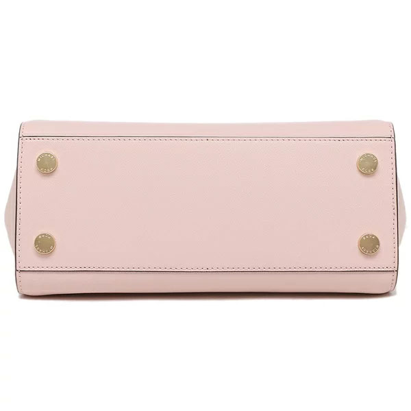 Michael Kors Crossbody Bag Selma Medium Top Zip Saffiano Leather Satchel Blossom # 35H8GLMS2L