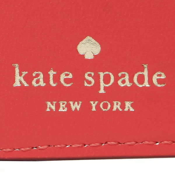 Kate Spade Small I-Zip Bifold Wallet Digital Red Bright Red # WLR00143