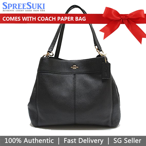 Coach Lexy Shoulder Bag Black # F28997