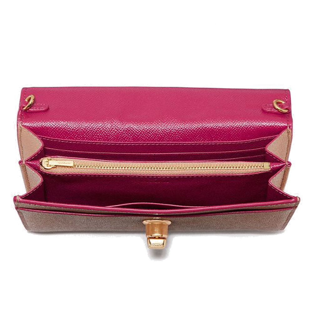 Coach Chain Crossbody With Charms Nude Pink # F24802