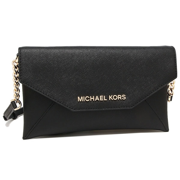 Michael Kors Medium Envelope Crossbody Bag Black # 35F9GTTC6L