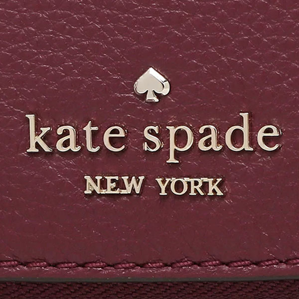 Kate Spade Crossbody Bag Medium Flap Shoulder Bag Cherrywood Dark Red # WKRU6249