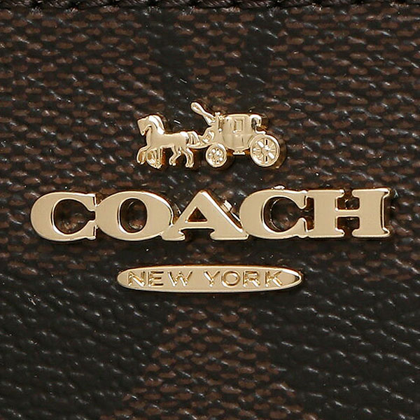 Coach Crossbody Bag Prairie Satchel In Signature Canvas Brown / Black # F79998
