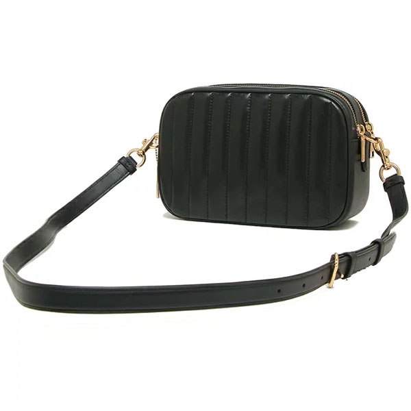 Coach Jes Crossbody With Linear Quilting Black # C1569