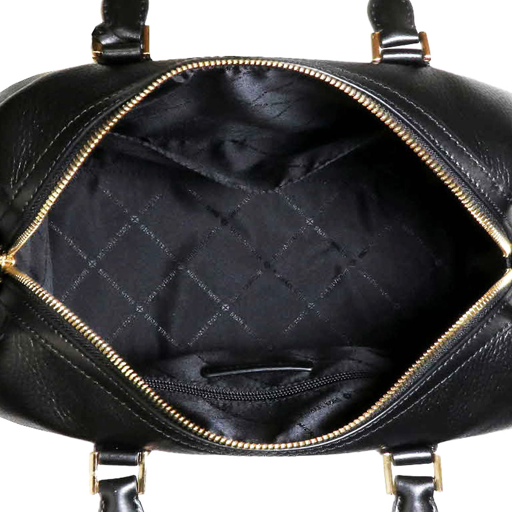 Michael Kors Crossbody Bag Bedford Large Leather Satchel Black # 35F9GBFU3L