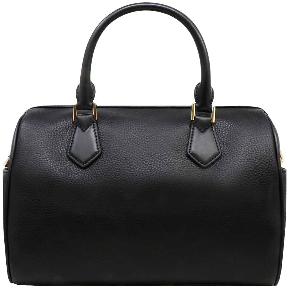 Michael Kors Crossbody Bag Bedford Large Leather Satchel Black # 35F9GBFU3L