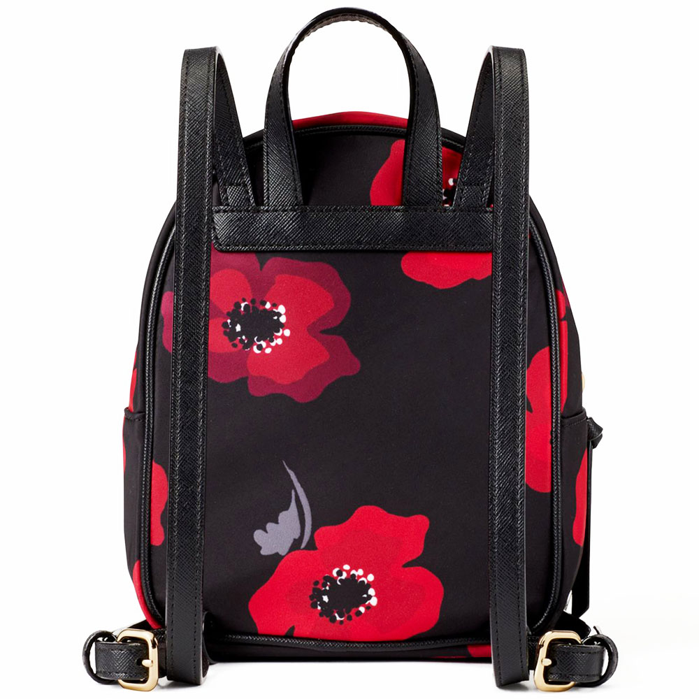 Kate Spade Mini Bradley Poppy Floral Print Black # WKRU5419