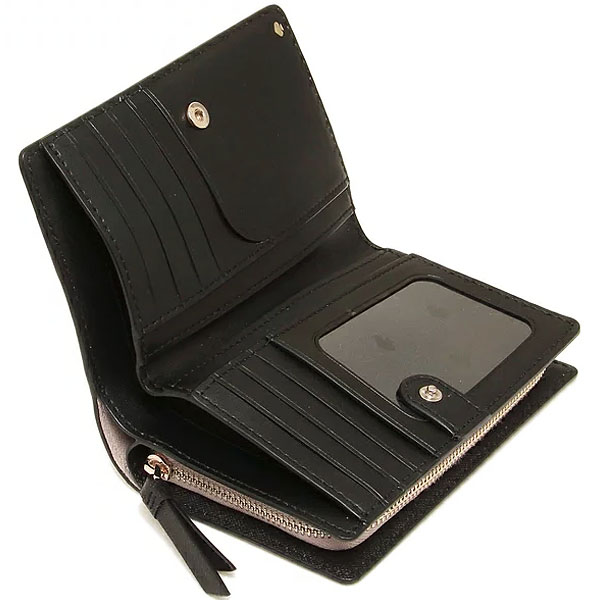 Kate Spade Medium Wallet Medium Bifold Wallet Warm Beige / Black # WLRU5441