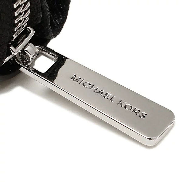 Michael Kors Jet Set Travel Small Multifunctional Zip Around Leather Wallet Black # 35H9STVZ5L