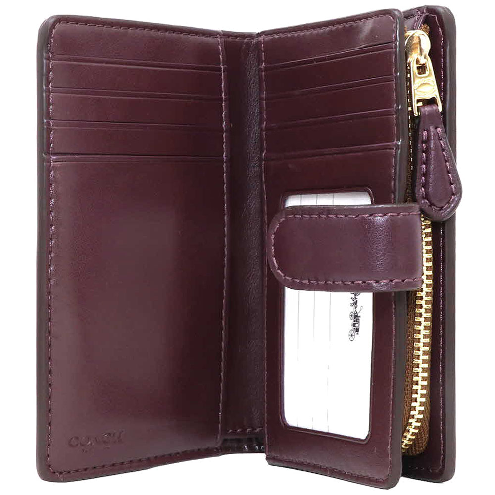 SpreeSuki - Coach Medium Wallet Medium Corner Zip Wallet In Signature ...