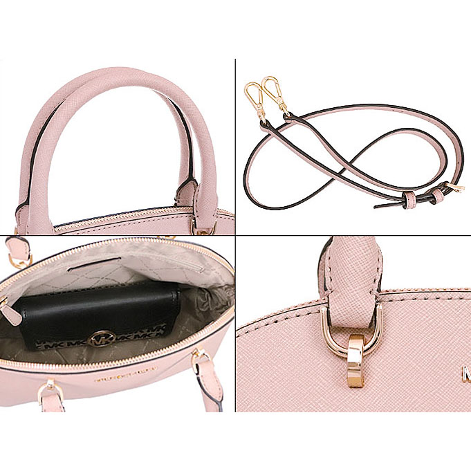 Michael Kors Emmy Large Dome Satchel in Blossom, 192877715429 - Michael  Kors bag Dome - Blossom Exterior