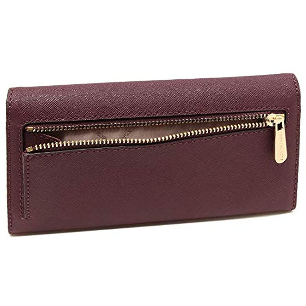 Michael Kors Wallet In Gift Box Large Trifold Wallet Merlot Dark Red # 35S8GTVF7L