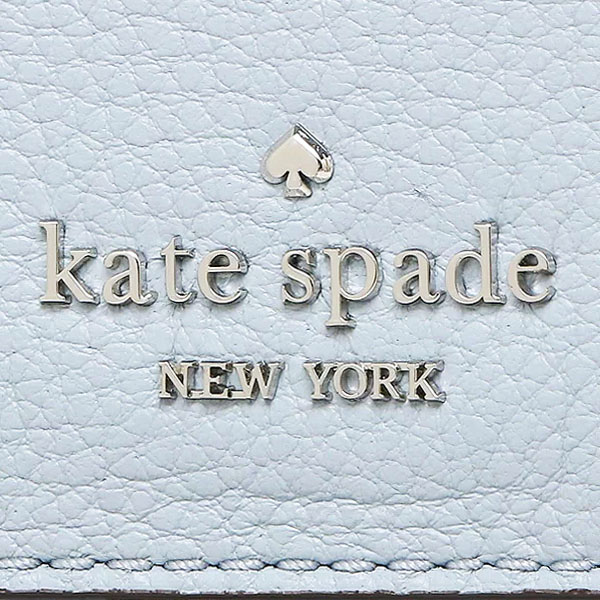 Kate Spade Crossbody Bag Medium Flap Shoulder Bag Frosted Blue # WKRU6249