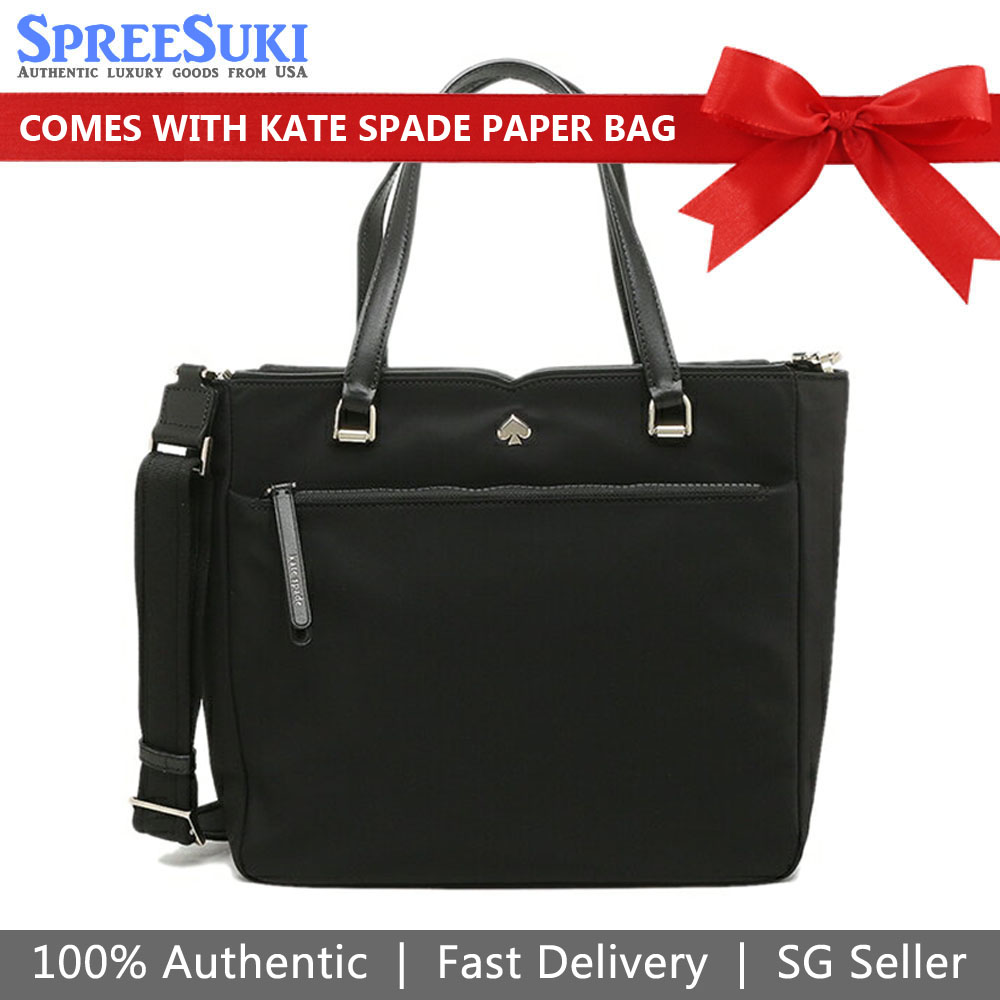 Kate Spade Crossbody Bag Jae Medium Satchel Black # WKRU6512