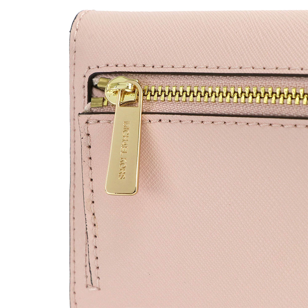 Michael Kors Long Wallet Large Trifold Wallet Blossom Pink # 35S8GTVF7L