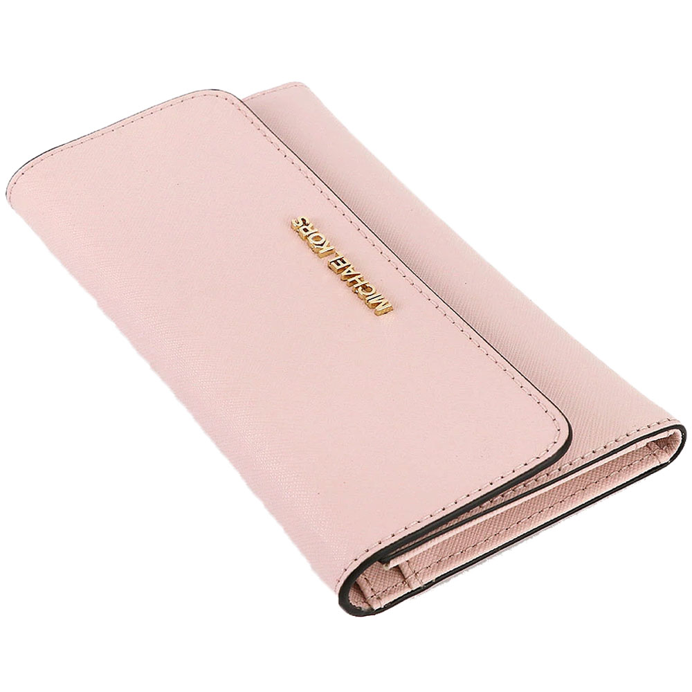 Michael Kors Long Wallet Large Trifold Wallet Blossom Pink # 35S8GTVF7L