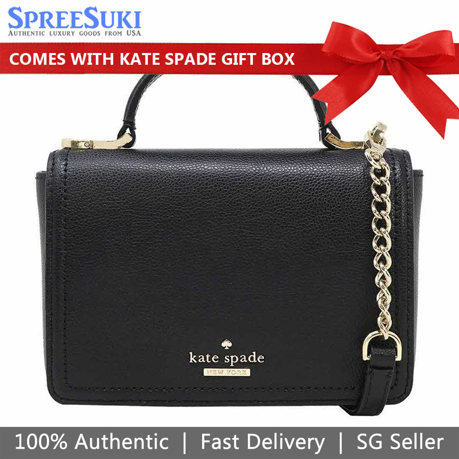 Kate Spade Crossbody Bag In Gift Box Patterson Drive Maisie Black # WKRU5661