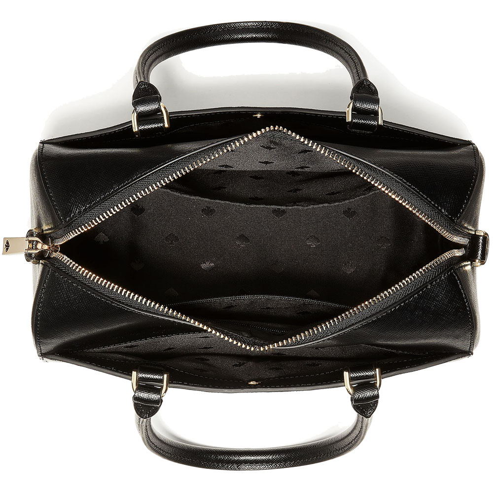 Kate Spade Crossbody Bag Devyn Medium Duffel Black # WKR00129