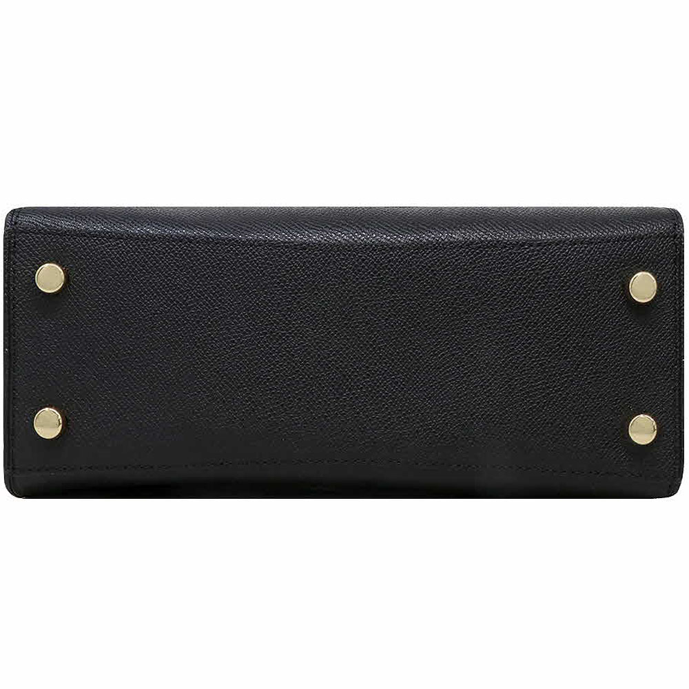 Coach Crossbody Bag Tilly Top Handle Satchel Leather Black # F76618