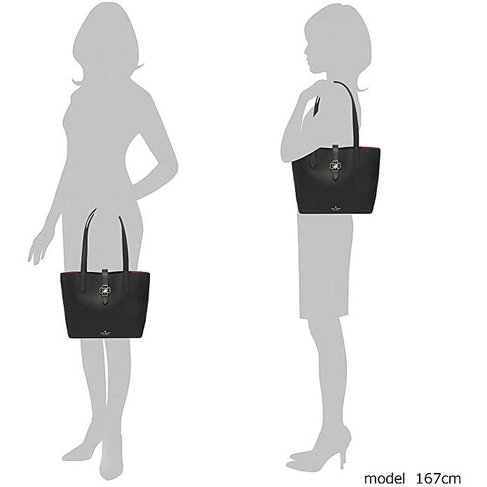 Kate Spade Shoulder Bag Kaci Medium Tote Black # WKRU6287