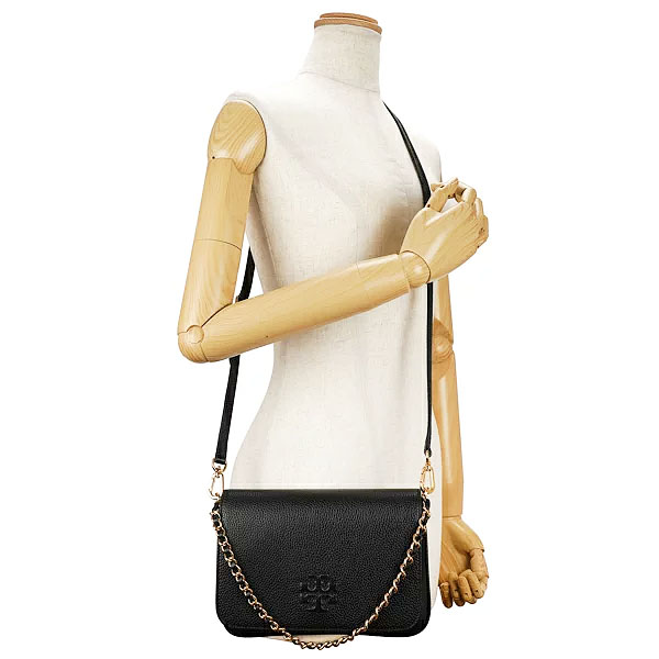 Tory Burch Crossbody Bag Thea Clutch Black # 67294