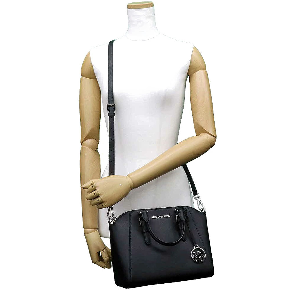 Michael Kors Crossbody Bag Ciara Medium Messenger Black # 35S8SC6M2L