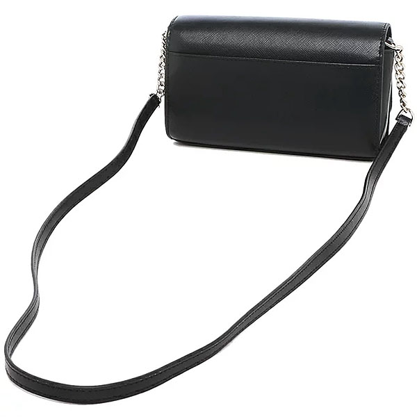 Kate Spade Staci Small Flap Crossbody Bag Black # WLR00132