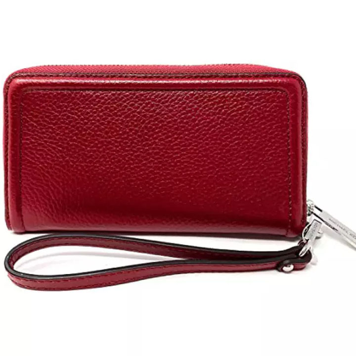 Michael Kors Phone Wallet Fulton Large Flat Multifunction Phone Case Leather Scarlet Red # 35F9SFTW7L