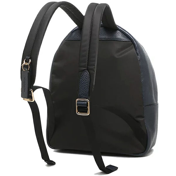 Coach Medium Charlie Backpack Leather Midnight Navy Dark Blue # F30550