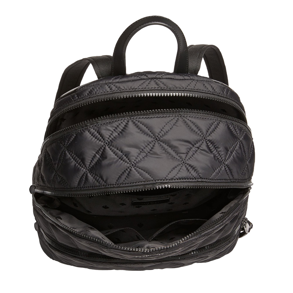 SpreeSuki - Kate Spade Karissa Nylon Quilted Large Backpack Black ...