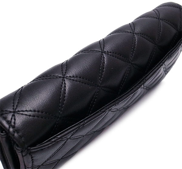 Kate Spade Long Wallet Natalia Large Flap Turnlock Wallet Black # WLRU6339