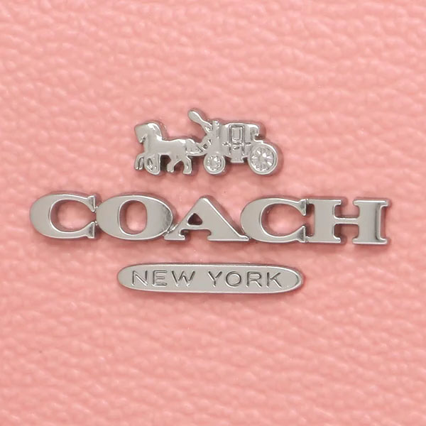 Coach Small Wallet Boxed Snap Wallet Bubblegum Pink # C2889
