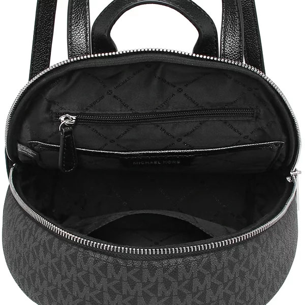 Michael Kors Erin Signature Medium Backpack Black Multi # 35T1SERB6B