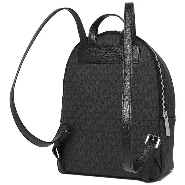 Michael Kors Erin Signature Medium Backpack Black Multi # 35T1SERB6B