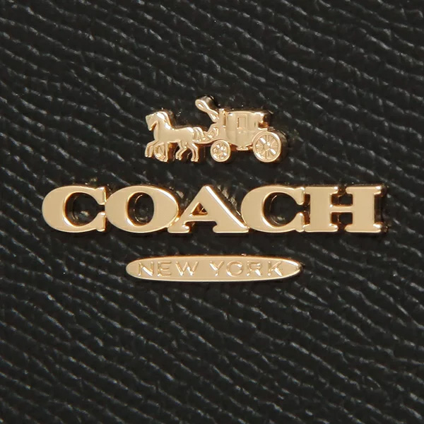 Coach Crossbody Bag Mini Lillie Leather Satchel Bag Black # 91146