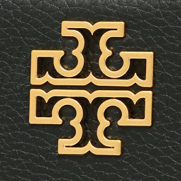 Tory Burch Small Wallet Britten Mini Wallet Black # 75400