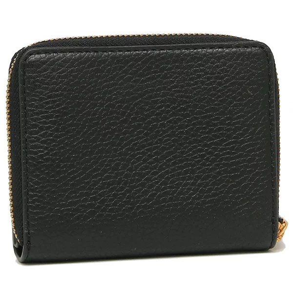 Tory Burch Small Wallet Britten Mini Wallet Black # 75400