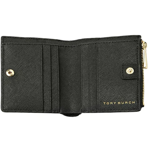 SpreeSuki - Tory Burch Small Wallet Emerson Mini Wallet Black # 52902
