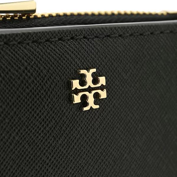 Tory Burch Small Wallet Emerson Mini Wallet Black # 52902