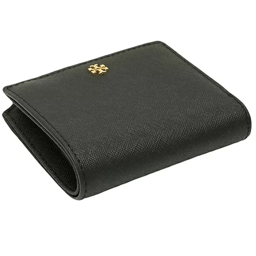 Tory Burch Small Wallet Emerson Mini Wallet Black # 52902