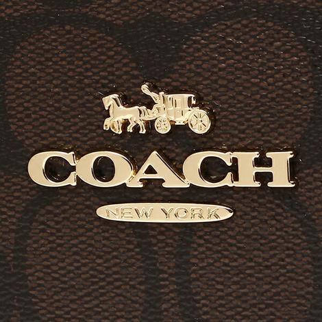 Coach Crossbody Bag Pennie Shoulder Bag In Signature Canvas Brown Black # C1523