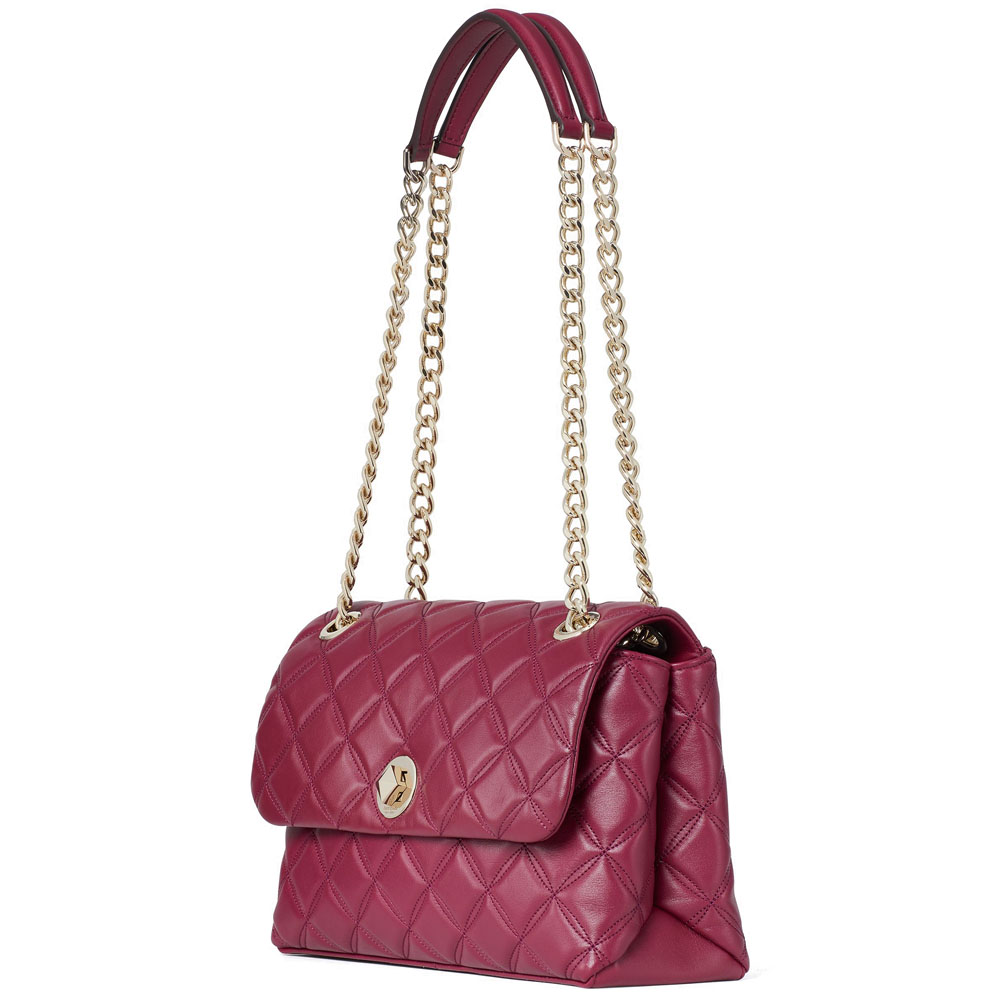 Kate Spade Crossbody Bag Natalia Medium Flap Shoulder Bag Blackberry Magenta Purple Red # WKRU7076
