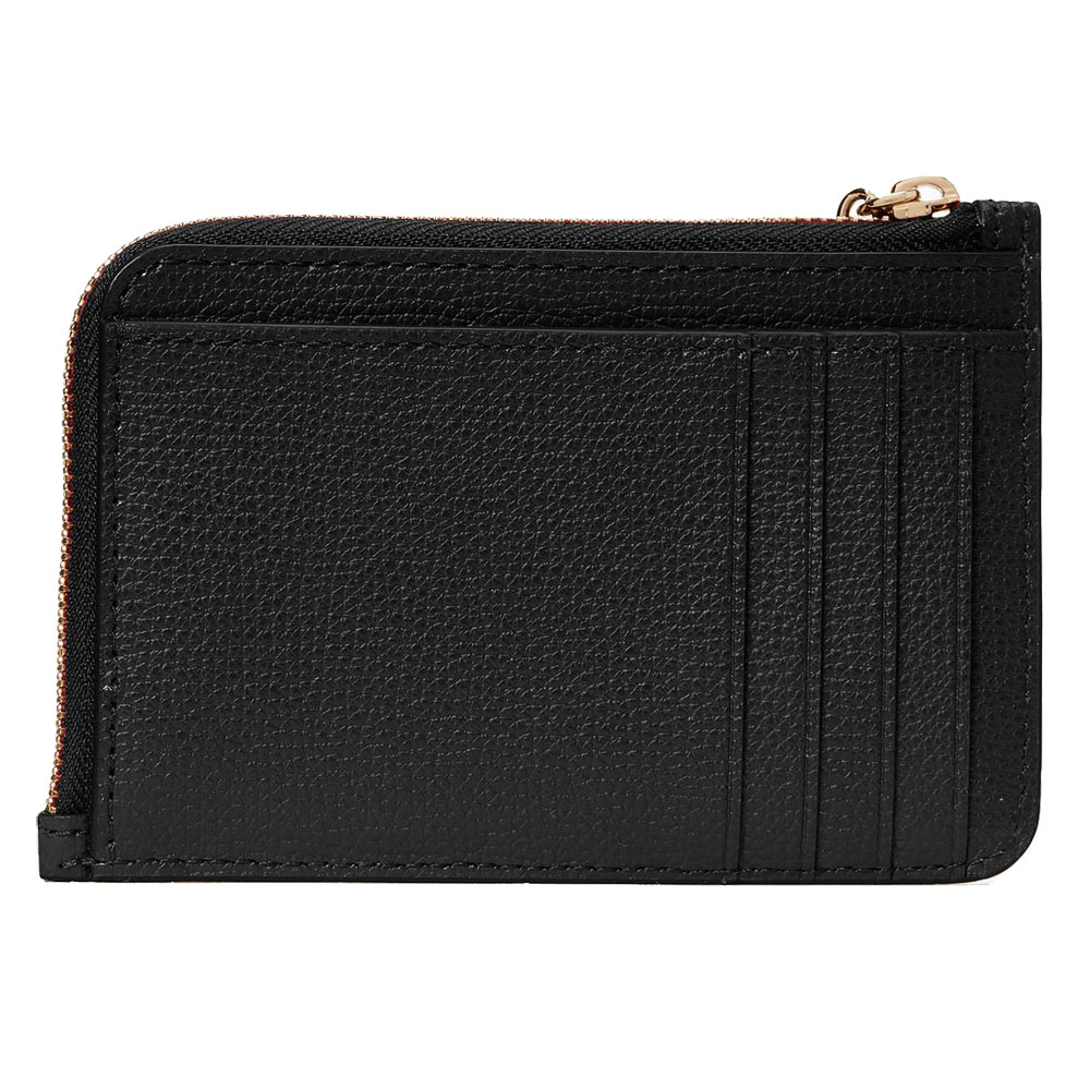 Kate Spade Darcy Medium L-Zip Card Holder Black # WLR00595