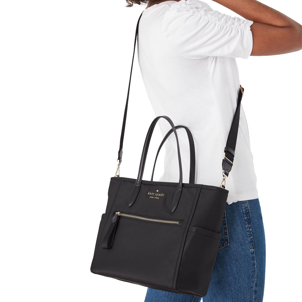 Kate Spade Crossbody Bag Chelsea Medium Satchel Black # KC526