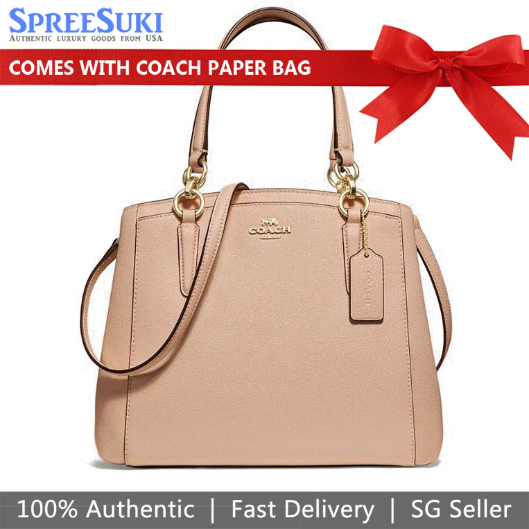 Coach Minetta Crossbody Bag Nude Pink Beige # F13683