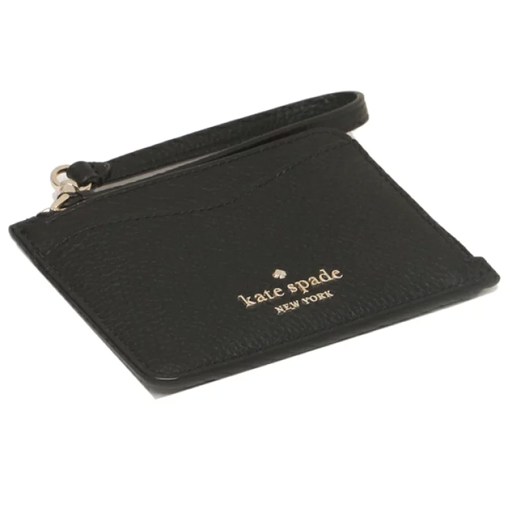 Kate Spade Leila Small Cardholder Wristlet Black # WLR00398